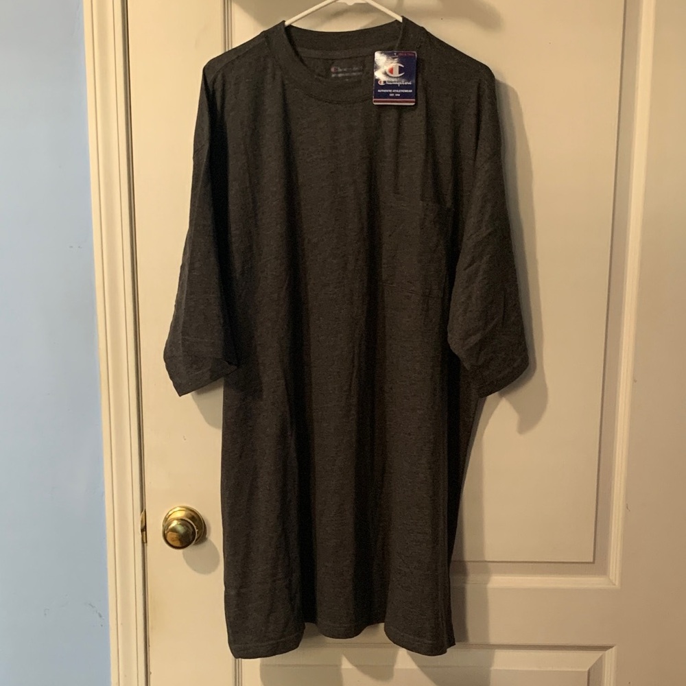 Champion Charcoal Heather Men's Short Sleeve Tee